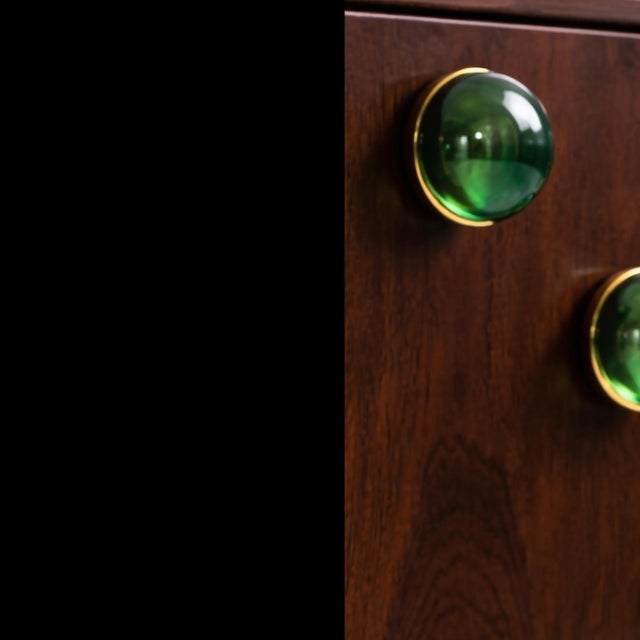 Edition 01 Sideboard in Dark Walnut and Brass from Justfurnituress SRL For Sale - Image 10 of 11