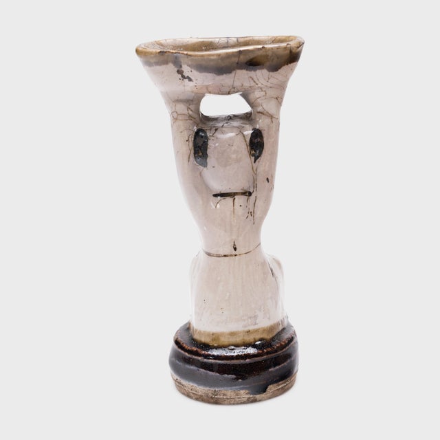 Chinese Ho Ho Boy Oil Lamp, C. 1850 For Sale - Image 4 of 5