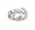 Cartier Cartier Signature 18k White Gold Script Band Ring - Size 5 For Sale - Image 4 of 8