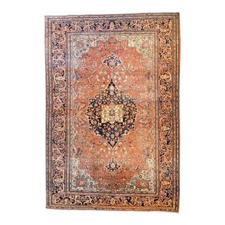 19th Century Sarouk Farahan Rug For Sale