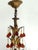 Antique Gilded Metal Murano Glass Drop Chandelier from Made Murano Glass, 1930s For Sale - Image 12 of 18