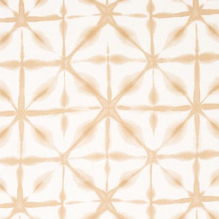 Schumacher Andromeda Linen Fabric in Sand For Sale