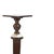 20th Century Walnut and Porcelain Columns, Set of 2 For Sale - Image 4 of 6