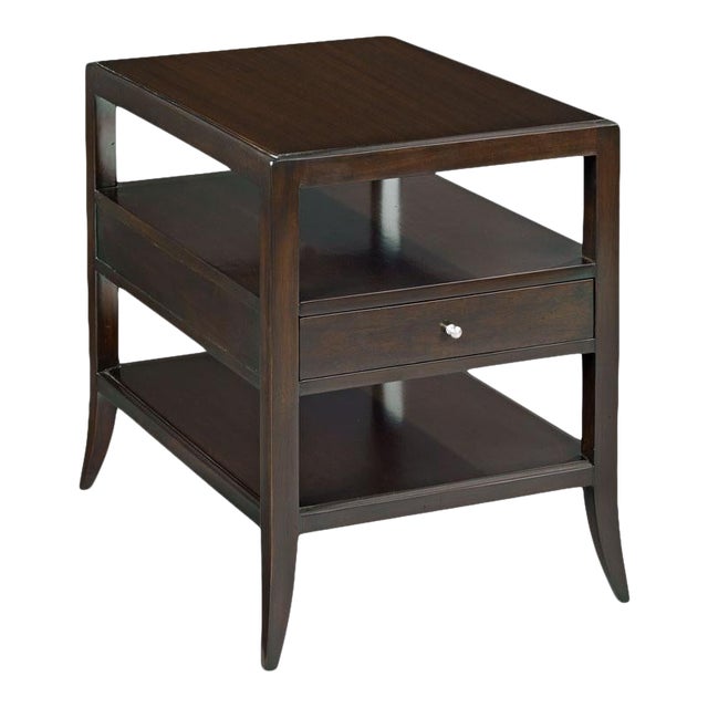Addison Tier Table in Ebony For Sale