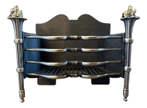 Regency English Fire Grate Fire Basket, 1900s