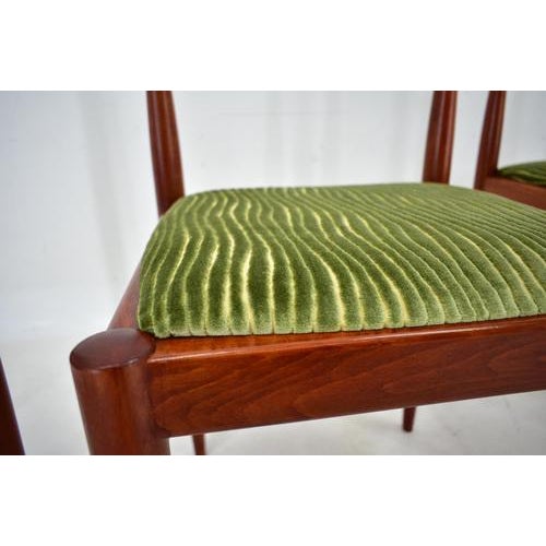 Mid-Century Dining Chairs attributed to Karel Vyčital, 1960s, Set of 4 For Sale - Image 3 of 18