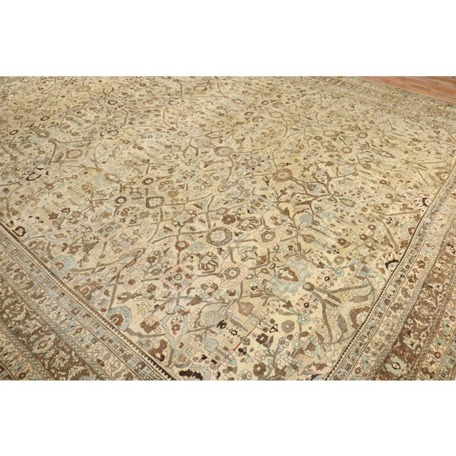 Textile Antique Persian Bidjar Carpet - 11'4" x 14'8" For Sale - Image 7 of 10