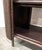 Baker Furniture Company Baker / McGuire Organic Modern Chocolate Brown Rattan and Caning Pacific Shelving Unit For Sale - Image 4 of 5