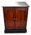 Vtg. Ethan Allen Black & Cherry Two Door Transitional Style Cabinet For Sale