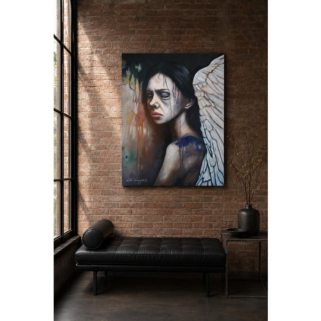 2020s Loki Vanguard “Modern Art” Contemporary Symbolist Figurative Oil Painting For Sale - Image 5 of 5