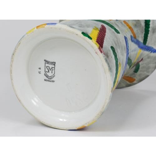 1920s Art Deco Bauhaus Pottery Vase by Eva Zeisel for SMF Schramberg, Germany, 1920s For Sale - Image 5 of 17