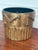 Vintage 1970s Tromp l'Oeil Tasseled Gold Pottery Indoor/ Outdoor Planter -Made in Italy For Sale In New York - Image 6 of 12