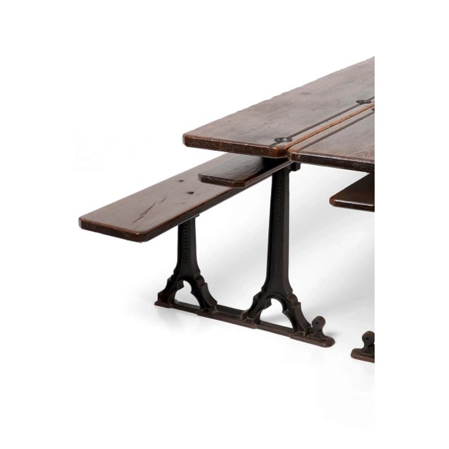 Set of Victorian Chapel Table & Bench For Sale - Image 3 of 15