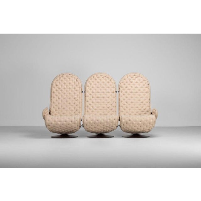 Model 123 Lounge Sofa attributed to Verner Panton for Fritz Hansen, Denmark, 1973 For Sale - Image 10 of 18