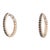 New Nina Nguyen 0.64ctw Diamond Hoop Earrings 14k Yellow Gold Hinged Snap Top - 2 Pieces For Sale