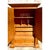 Camel Vintage Drexel Pine Armoire Cabinet For Sale - Image 8 of 13