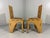 Stunning assembled chairs by Dietmar Brodt for Loreleydesign, Germany (marked). Very special design in multiplex beechwood...