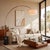 Iconic 95" Arc Floor Lamp - Weathered Brass, Black Marble Base, White Linen Shade For Sale In Los Angeles - Image 6 of 7