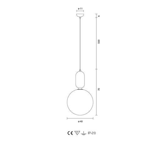Aballs T Gr Golden Suspension Lamp by Jaime Hayon for Parachilna For Sale - Image 15 of 16