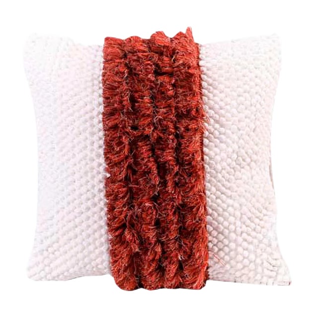 Fringe Mushroom Pillow by R & U Atelier For Sale