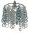 Murano Glass Ceiling Light in the style of Angelo Mangiarotti for Vistosi, 1960 For Sale