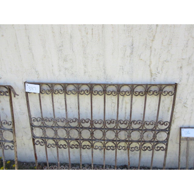 Victorian Antique Victorian Iron Gate Architectural Element For Sale - Image 3 of 6