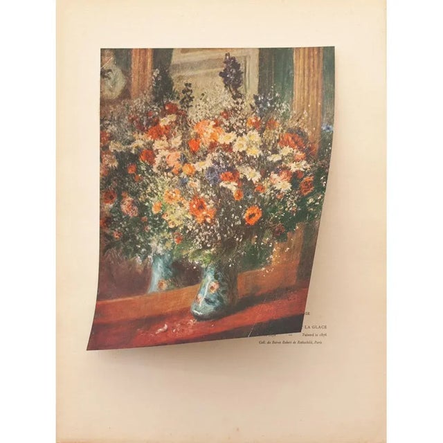 The School of Paris 1940s After Auguste Renoir "Bouquet in Front of a Mirror" Original Swiss Lithograph For Sale - Image 3 of 7