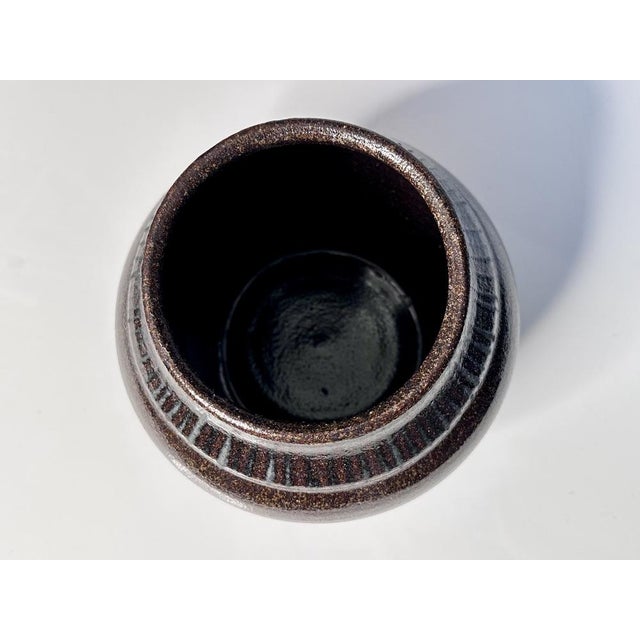 Sculptural Studio Ceramic Art Vase from Helma Klett, Germany, 1950s For Sale - Image 6 of 16