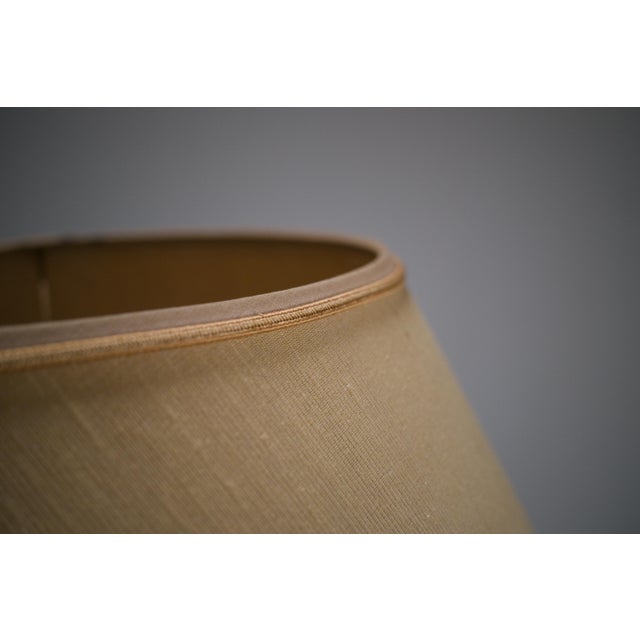 French Neoclassical Trompe-'Œil Painted Ceramic Table Lamp, 1960s For Sale - Image 13 of 14