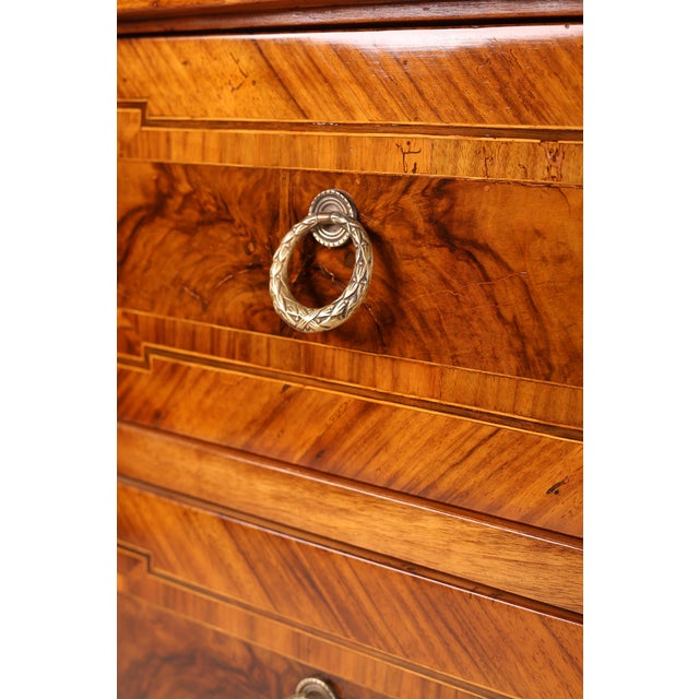 Louis Seize Chest of Drawers in Walnut, 1790 For Sale - Image 14 of 18