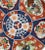 Blue Vintage Japanese Porcelain Colorful Floral Imari Platter, Marked For Sale - Image 8 of 10