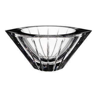 Jan Johansson Marin Heavy 2.4 Lb Crystal 6.5" Bowl Orrefors Sweden For Sale