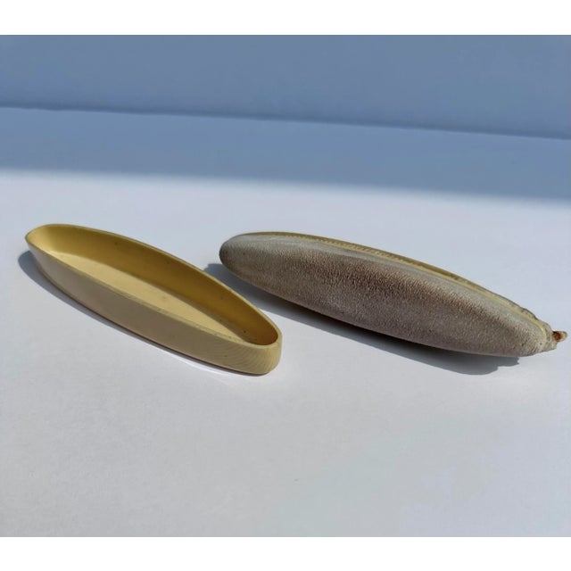 1920s 1920’s Art Deco Ivory Py-Ra-Lin Nail Buffer Vanity Accessory For Sale - Image 5 of 7