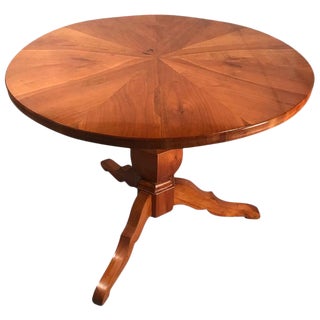 1820s Biedermeier Cherry Wood Dining Table For Sale