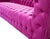 2020s Vicenza Velvet Tufted Sofa, Fuschia For Sale - Image 5 of 8