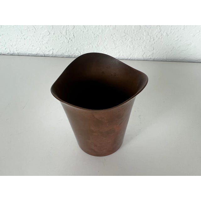 1960s Modernist Copper Cup by Ernst Dragsted For Sale - Image 5 of 12
