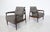 Set of Mid-Century Modern Armchairs in Wood and Grey Fabric, Italy, 1960s For Sale - Image 3 of 13