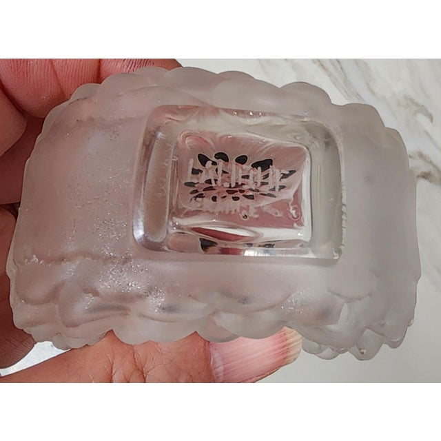 1900s 2 Lalique Dahlia Perfume Bottles For Sale - Image 4 of 9