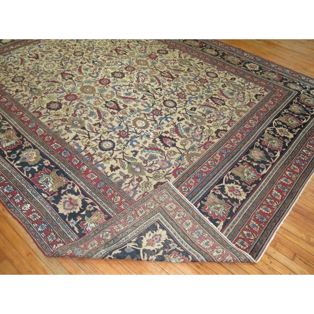 Late 19th Century Antique Persian Doroksh Carpet - 10'5" x 13'5" For Sale - Image 18 of 18