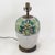 This antique table lamp is crafted from an authentic porcelain vessel featuring the traditional and highly symbolic Bok...