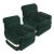 Dive into luxurious comfort and style with the Roche Bobois large club chair, wrapped in plush dark green velvet. 100%...