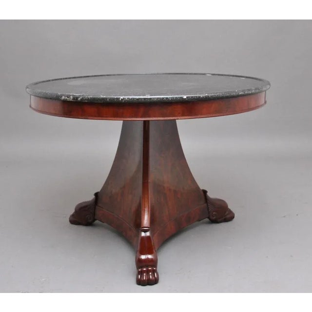 Brown Early 19th Century Mahogany 2-Piece Gueridon Table, Set of 2 For Sale - Image 8 of 10