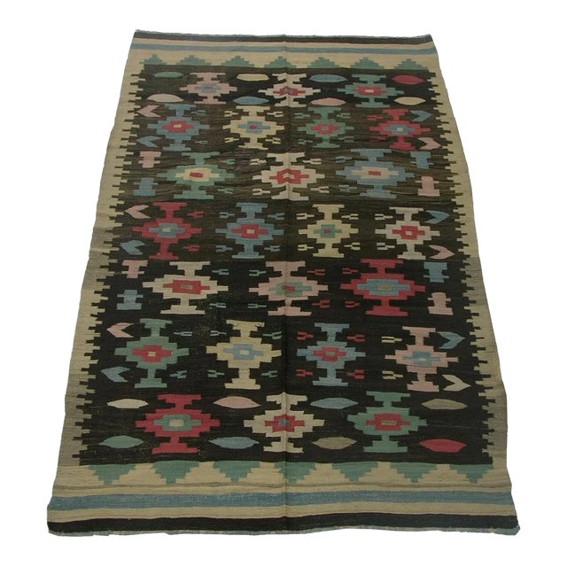 1920 Antique Bessarabian Rug For Sale