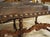 Antique Spanish Walnut and Embossed Leather Bench With Rams’ Heads, 19th Century For Sale - Image 12 of 12