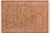 Chocolate Shabby Chic Floral 1990's Brown/Beige Wool Rug - 4'7'' X 6'11'' For Sale - Image 8 of 9