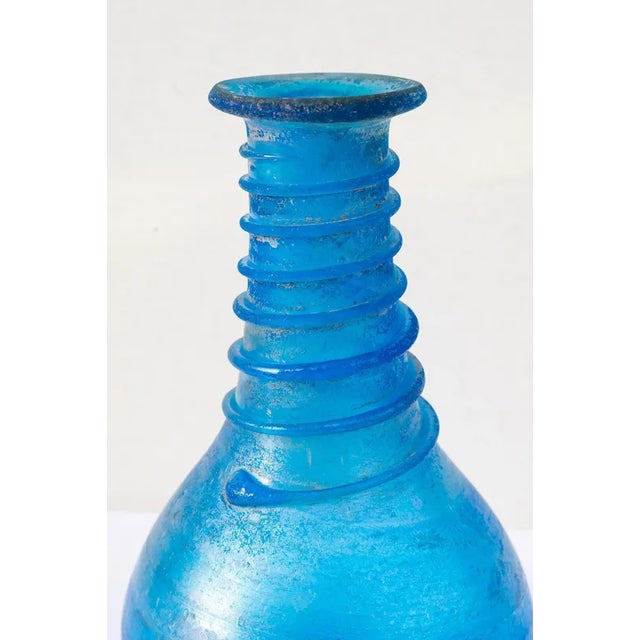 Murano Hollow Glass Vase in the style of Seguso, 1950s For Sale - Image 3 of 7