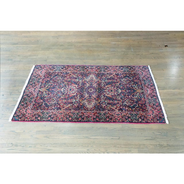 Early 20th Century Persian Yazd Rug For Sale - Image 4 of 14