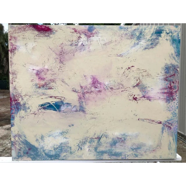 Mirtha Moreno, Oil Painting on Panel Titled: "Sky Fall"", 2020 For Sale In West Palm - Image 6 of 12