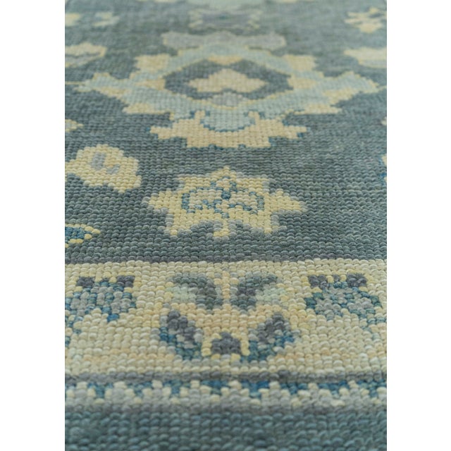 Turkish Turkish Oushak Rug 2'10"x 6'2" #19174 For Sale - Image 3 of 8