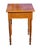 Antique New England Sheraton Tiger Maple & Cherry Single Drawer Work Table For Sale - Image 9 of 12